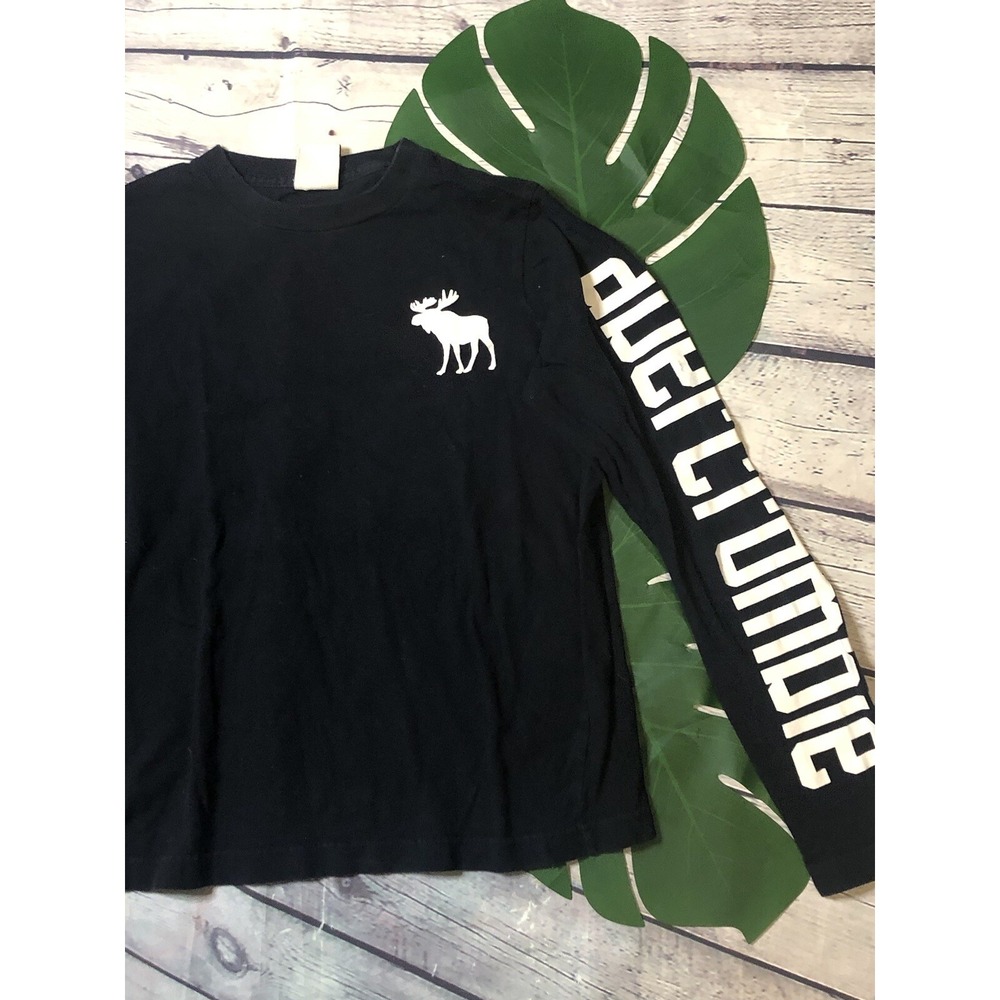 Abercrombie Kids Boy's Long Sleeve T-Shirt  blue Large